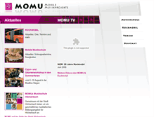 Tablet Screenshot of momu.de